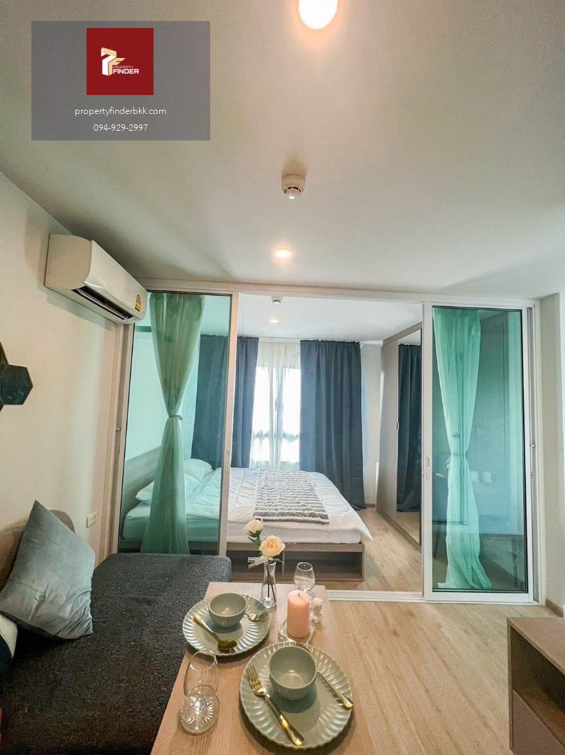 [PFD-07765] ให้เช่า Elio Del Moss | กั้นห้องกระจกใหม่ | รับสัญญาเช่าระยะสั้น | มีเครื่องซักผ้า | ใกล้ ม.เกษตร 