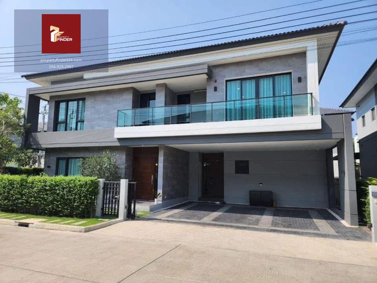 RL-114  ขายบ้านเดี่ยว เดอะ ซิตี้ บางนา ( The City Bangna ) ขนาด 76 ตร.ว.  ตกแต่งสวยหรู บ้านมุม ติดถนนเมน