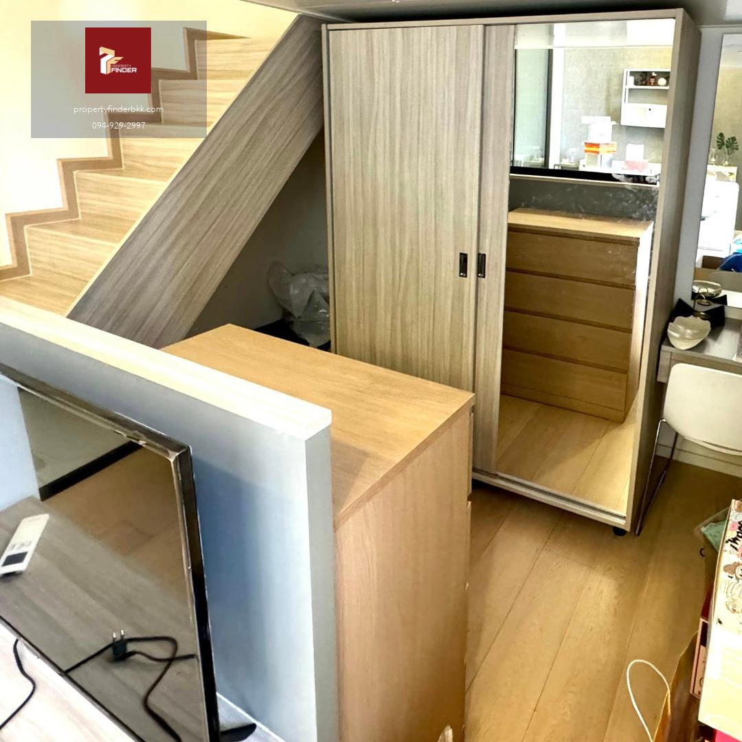 PFD-09015 ให้เช่าคอนโด ชีวาทัย เรสซิเดนซ์ อโศก (Chewathai Residence Asoke) ห้อง Duplex แต่งครบใจกลางอโศก-พระราม 9 ใกล้ MRT พระราม 9 & MRT เพชรบุรี 🏙️✨