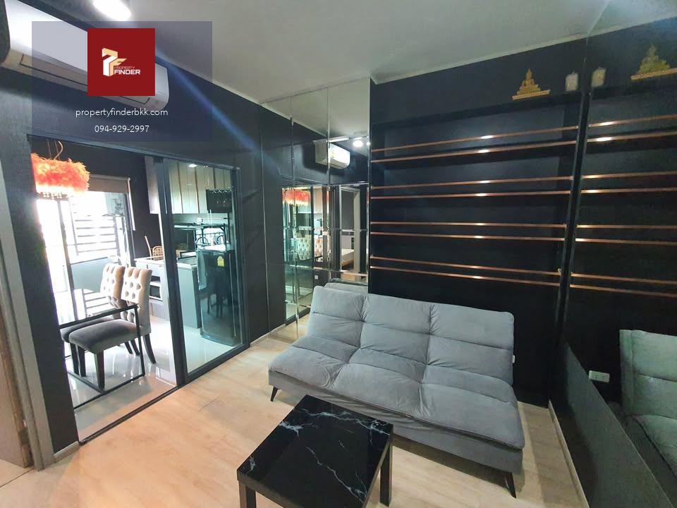 PFD-07857 ให้เช่า Ideo New Rama 9 (ไอดีโอ นิว พระราม 9) ใกล้ ARL | 1 ห้องนอน 32 ตร.ม. (ห้องกว้าง) มีเครื่องซักผ้า + แอร์ 2 ตัว พร้อมอยู่ 15,000 บ.