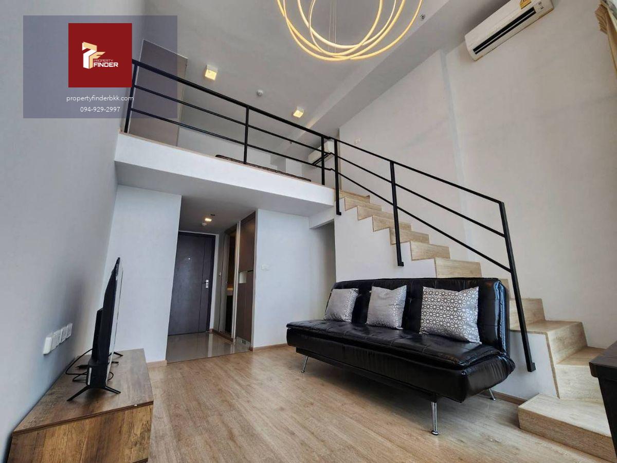 ให้เช่าคอนโด ไอดีโอ พระราม 9-ตัดใหม่ [Ideo New Rama 9] ห้อง Duplex ว่างพร้อมย้ายเข้า 5 ม.ค.69