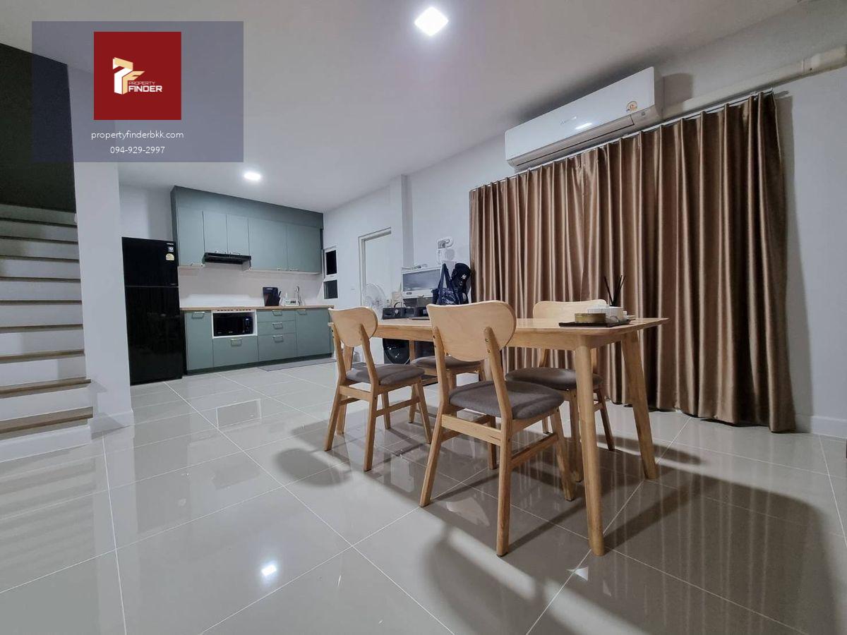 RL-100  ให้เช่าบ้านแฝด แกรนด์ พลีโน่ เมกา บางนา / Grande Pleno Mega Bangna  ขนาด 36.20 ตร.ว.   แต่งสวย เรียบง่าย สไตล์โมเดิร์น