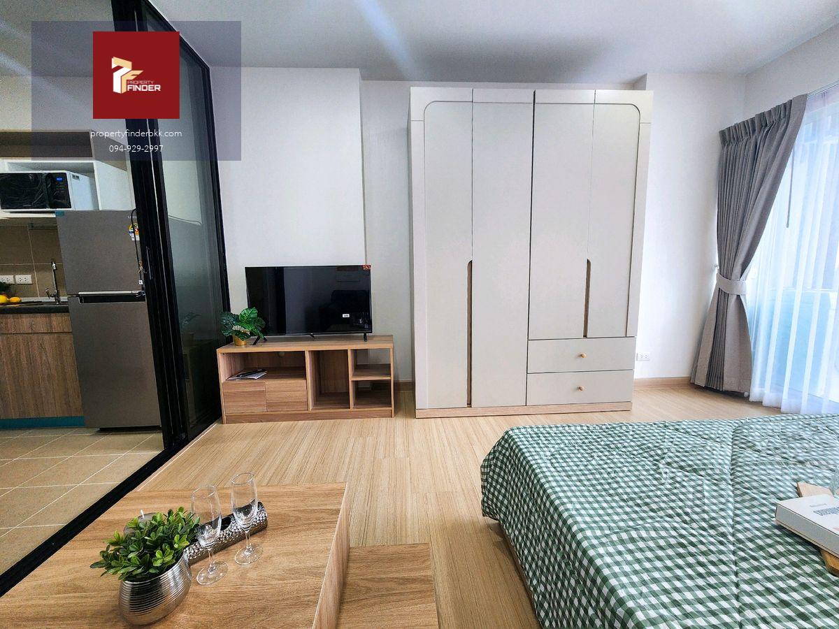 Rds-4822 ให้เช่าคอนโด ศุภาลัย เวอเรนด้า สุขุมวิท 117 (Supalai Veranda Sukhumvit117) มีกระจกกั้นครัว นัดชมห้อง 👉line : @pfbkk