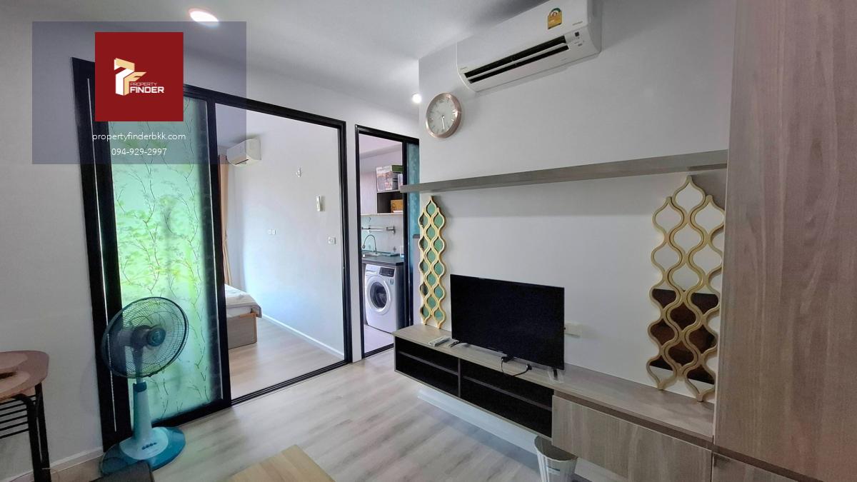 PFD-07874ให้เช่า Notting Hill Sukhumvit 105 (นอตติ้ง ฮิลล์) เดินถึง BTS แบริ่ง | 1 นอน ชั้น 8 ตึก E มีเครื่องซักผ้าฝาหน้า + บิ้วอินครบ 9,500 บ.