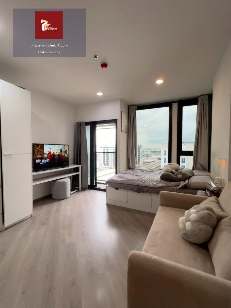 PFD-07747 ให้เช่า The Base Saphanmai (เดอะ เบส สะพานใหม่) ห้องมุม วิวสวยติดรถไฟฟ้า |  เครื่องซักผ้า | เฟอร์นิเจอร์ฟังก์ชันครบ!