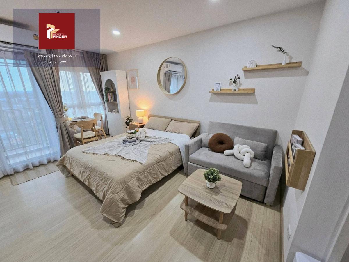 PFD-08544 ให้เช่าคอนโด ศุภาลัย เวอเรนด้า สุขุมวิท 117 (Supalai Veranda Sukhumvit 117) ห้องสไตล์มินิมอล วิวช้างสามเศียร ใกล้ BTS ปู่เจ้า 🏙️✨