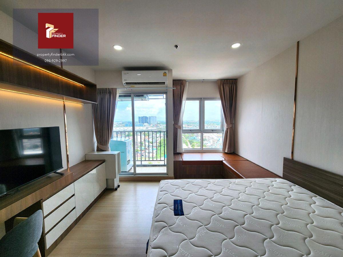 Rds-4795   ให้เช่าคอนโด ศุภาลัย เวอเรนด้า สุขุมวิท 117  นัดชมห้อง ห้องแต่งสวยมีกระจกกั้นครัว 👉line : @pfbkk