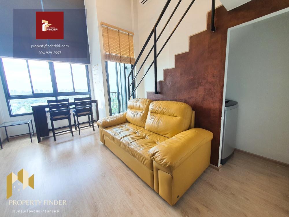 ให้เช่าคอนโดไอดีโอ พระราม9-ตัดใหม่  ห้อง Duplex เครื่องใช้ไฟฟ้าครบ ✅