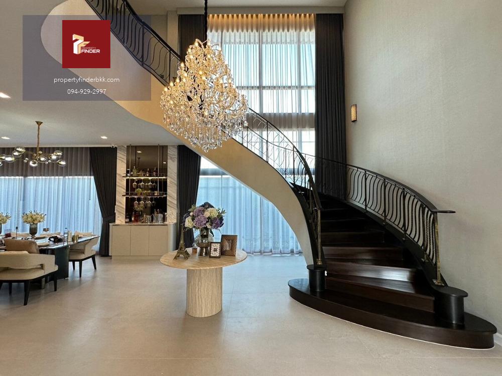 RL-029 ให้เช่า บ้านเดี่ยว แกรนด์ บางกอก บูเลอวาร์ด กรุงเทพกรีฑา ( Grand Bangkok Boulevard Krungthepkritha ) ขนาด 127 ตร.ว. หรูสไตล์ Modern Classic ใกล้ สนามบินสุวรรณภูมิ
