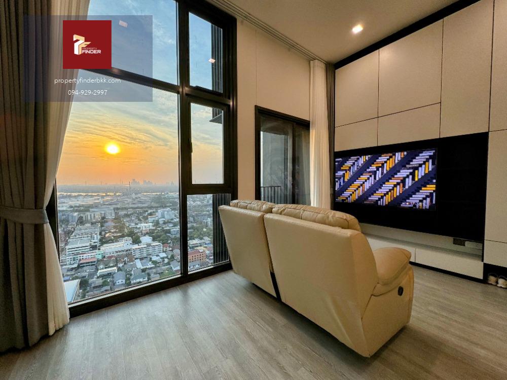 PFD-08039 ให้เช่า The Line สุขุมวิท 101 1 นอน เพดานสูง 3.4 ม. ชั้น 27 วิวแม่น้ำบางกระเจ้า ใกล้ BTS ปุณณวิถี