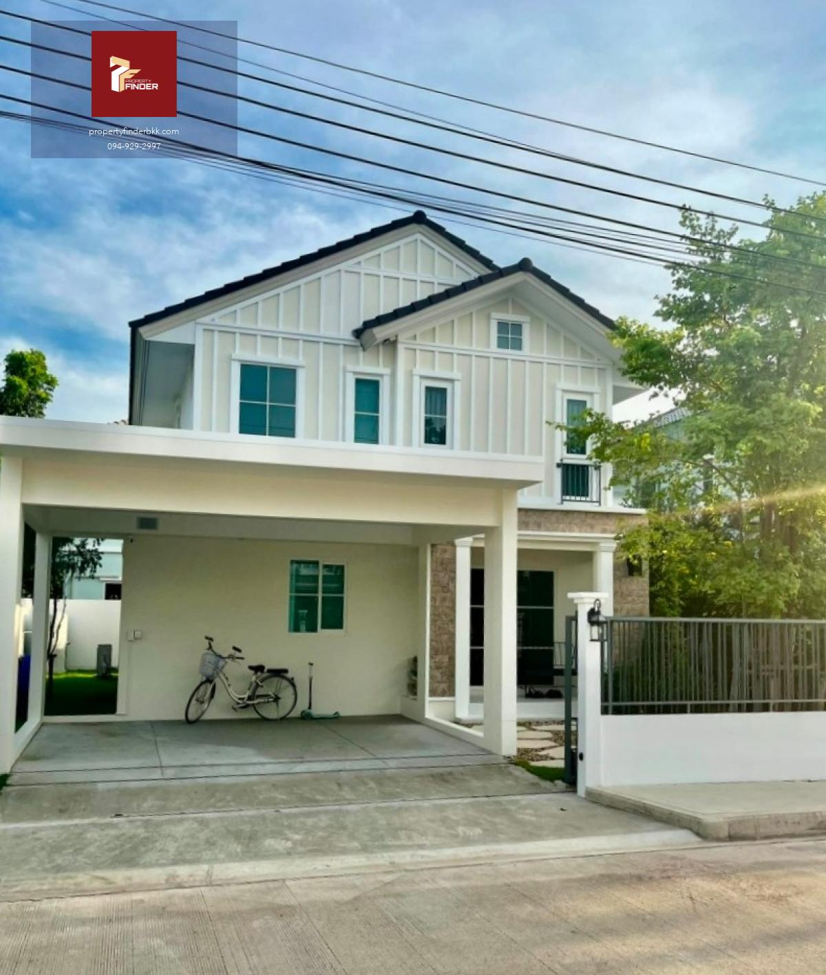 ให้เช่าบ้านเดี่ยวโครงการ วิลลาจจิโอ 2 ศรีนครินทร์ - บางนา (Villaggio 2 Srinakarin - Bangna) ขนาด 50 ตร.ว. บ้านใหม่แต่งสวย เฟอร์ครบ