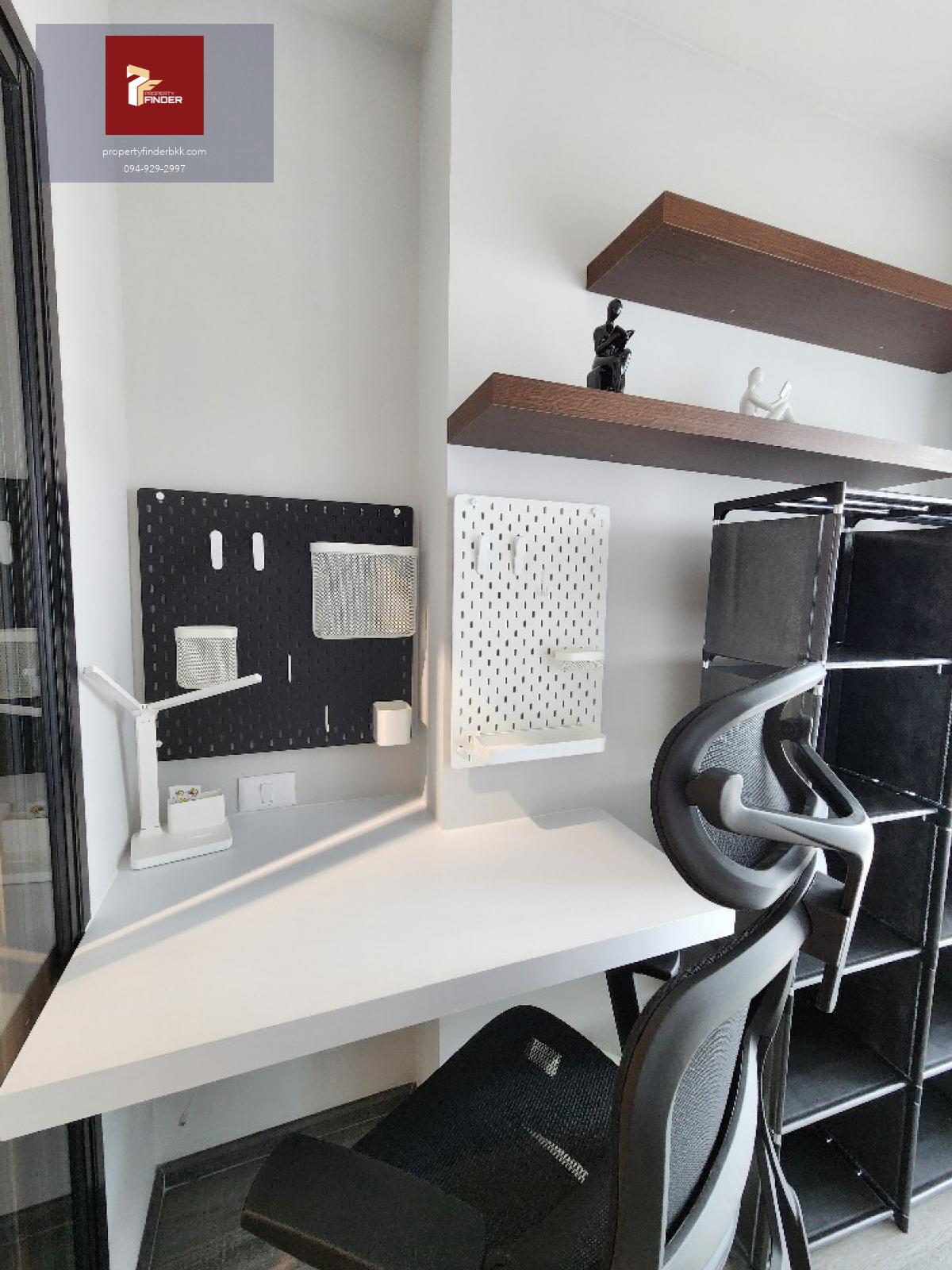 PFD-07374 ให้เช่าคอนโด ไอดีโอ รามคำแหง-ลำสาลี สเตชั่น ( Ideo Ramkhamhaeng-Lamsali Station ) นัดชมห้อง ■ line : @propertyfinder