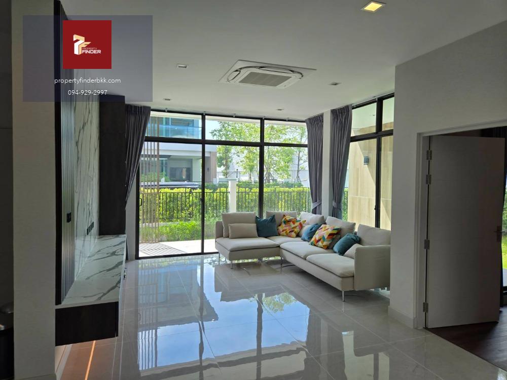 ให้เช่าบ้านเดี่ยวโครงการ บางกอก บูเลอวาร์ด บางนา กม.5 (Bangkok Boulevard Bangna Km.5) ขนาด 86 ตร.ว. ตกแต่งสวย บ้านหลังมุม