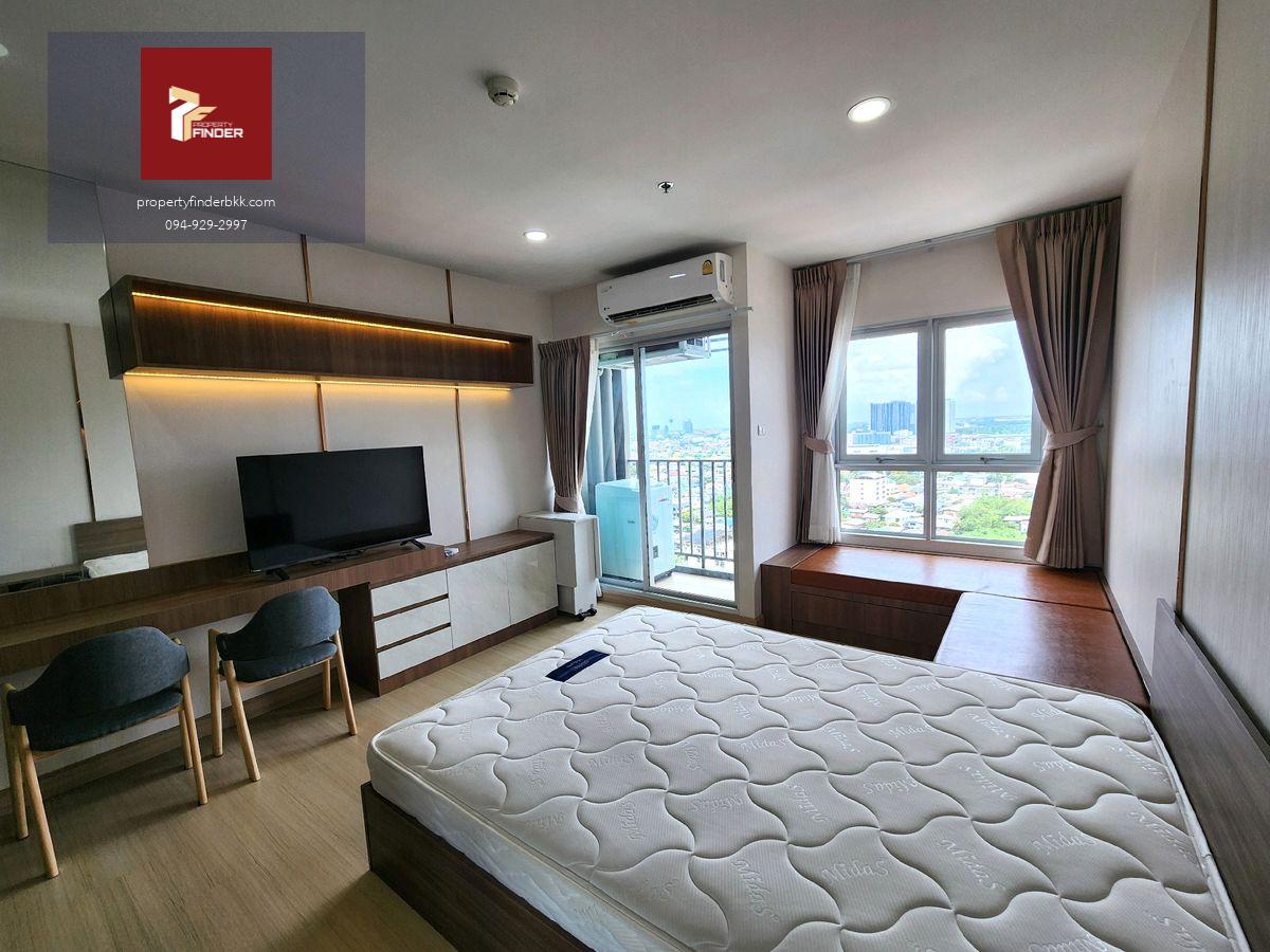 Rds-4795   ให้เช่าคอนโด ศุภาลัย เวอเรนด้า สุขุมวิท 117  นัดชมห้อง ห้องแต่งสวยมีกระจกกั้นครัว 👉line : @pfbkk