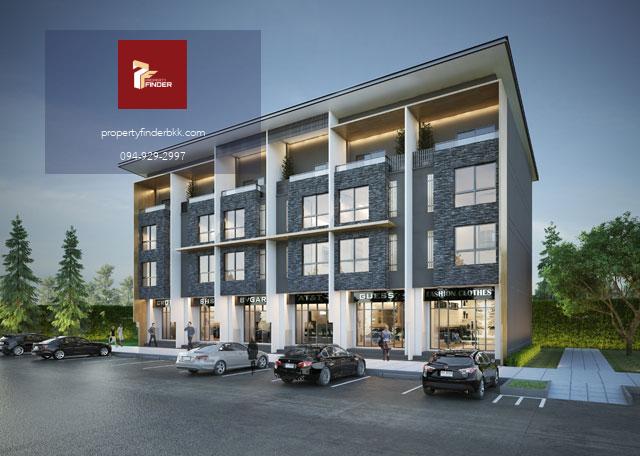 ตึกแถว1คูหา 5 ชั้น 30 ตรว. พื้นที่ใช้สอย 200 ตรม. ลาวพร้าว