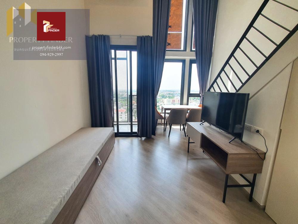 ให้เช่าคอนโดเดอะเบส สะพานใหม่ ห้อง loft 2 ชั้น เฟอร์ครบ พร้อมเข้าอยู่