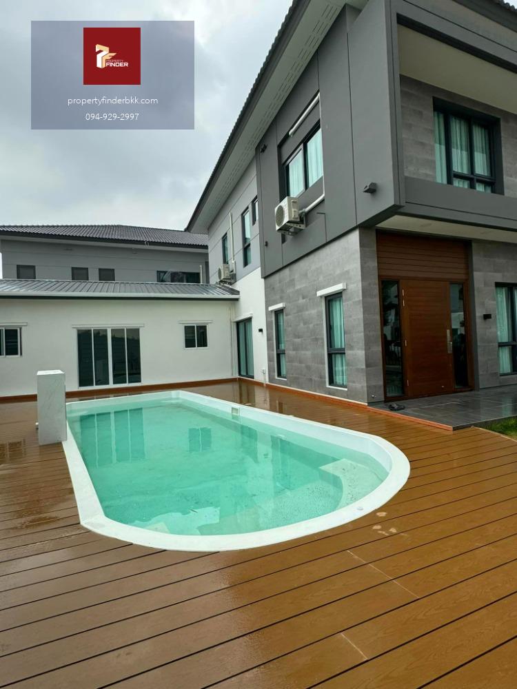 ให้เช่าบ้านเดี่ยวโครงการ เดอะ ซิตี้ บางนา ( The City Bangna ) ขนาด 120 ตร.ว. แต่งสวยหรู พร้อมสระว่ายน้ำส่วนตัว