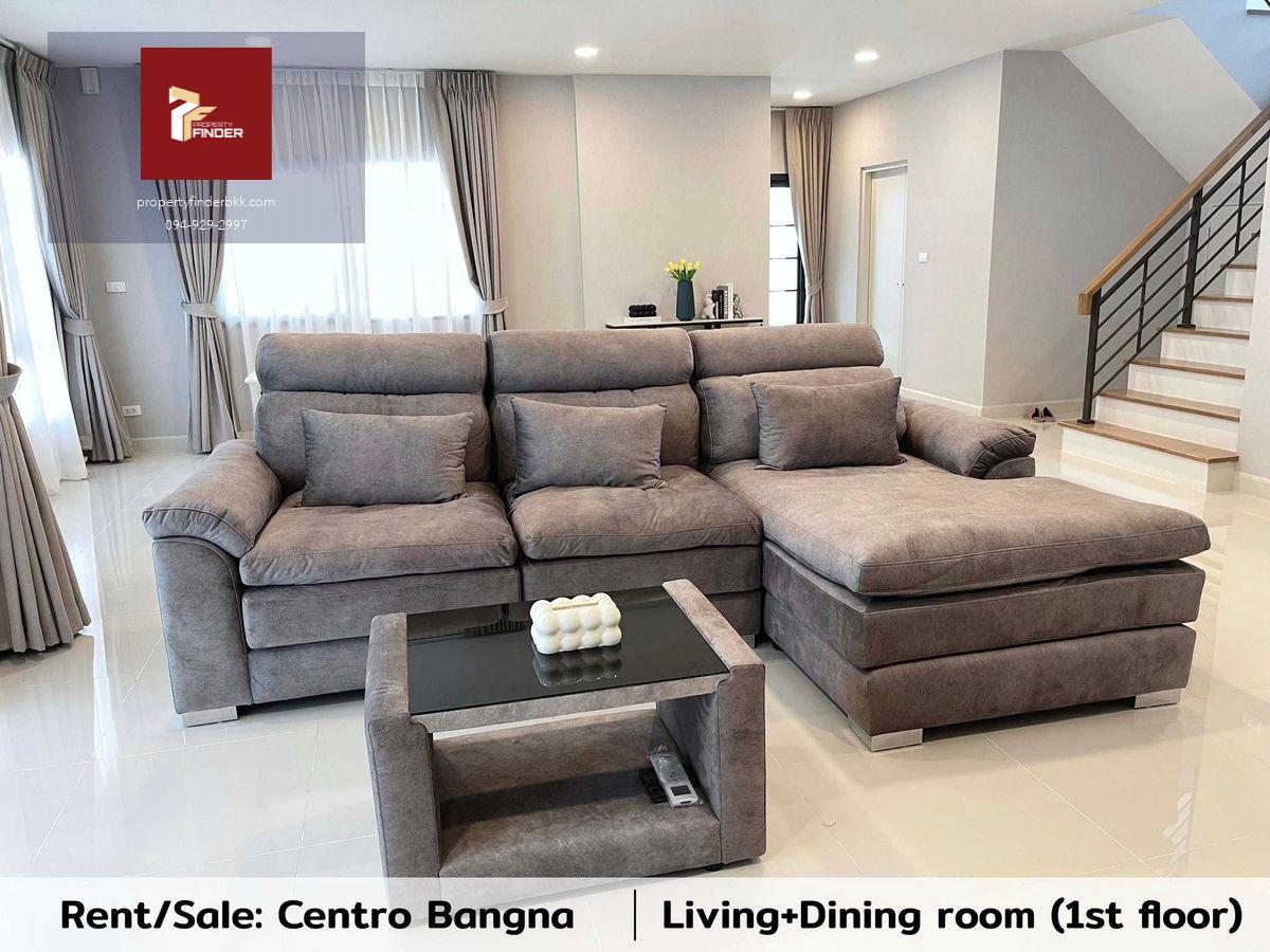 RL-087  ให้เช่า บ้านเดี่ยว เซนโทร บางนา ( Centro Bangna )ขนาด 65 ตร.ว. พร้อมอยู่ ใกล้ Mega Bangna 🟥@rdsluxury