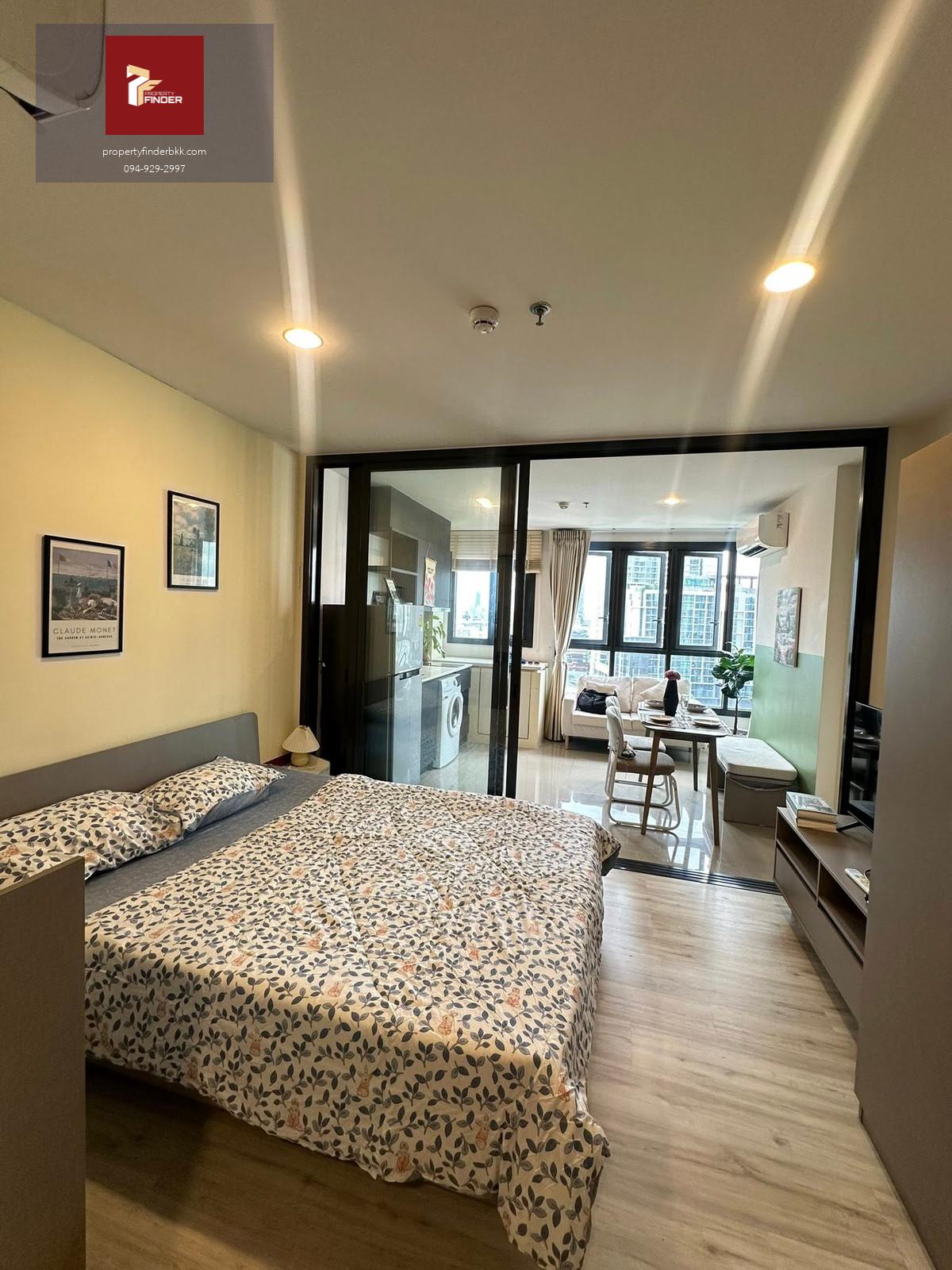 PFD-07428 ให้เช่าคอนโด เอ็กซ์ที ห้วยขวาง ( XT Huaikhwang )  นัดชมห้อง ■ line : @propertyfinder