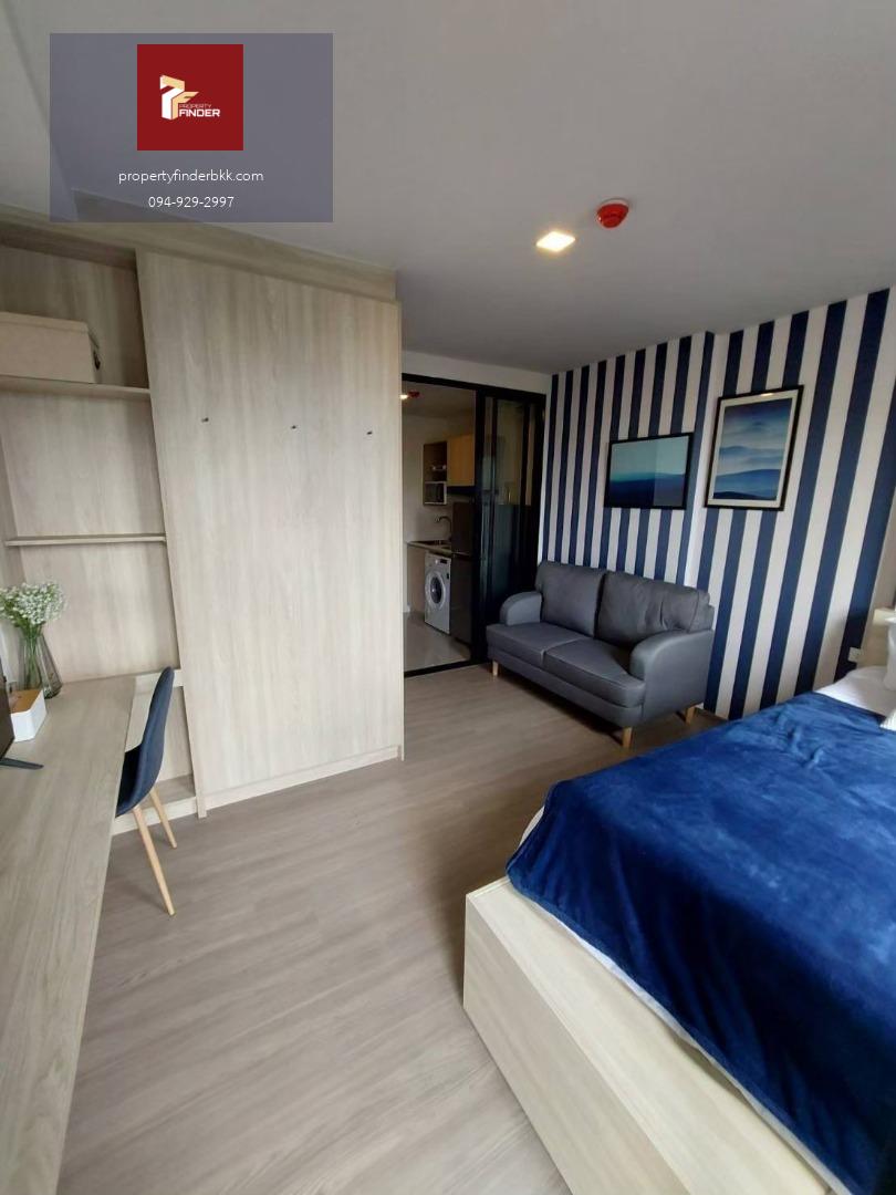 PFD-07801 ให้เช่า The Muve Kaset (เดอะ มูฟ เกษตร) ใกล้ ม.เกษตร 700 ม. เฟอร์ฯ ครบ มีเครื่องซักผ้า+ชุดเครื่องนอน พร้อมอยู่ ก.พ. นี้