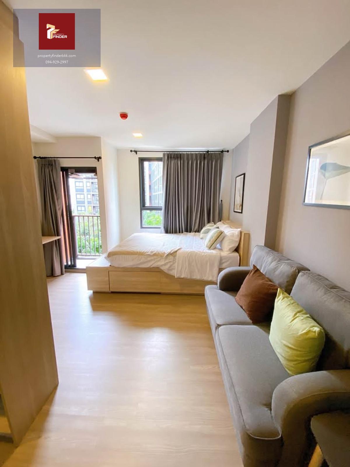 PFD-07837 ให้เช่า The Muve Bangna (เดอะ มูฟ บางนา) ติด รร.นานาชาติ ICS | ตึก A ชั้น 4 วิวสระว่ายน้ำ ห้องใหม่ มีเครื่องซักผ้า เพียง 10,000 บ.