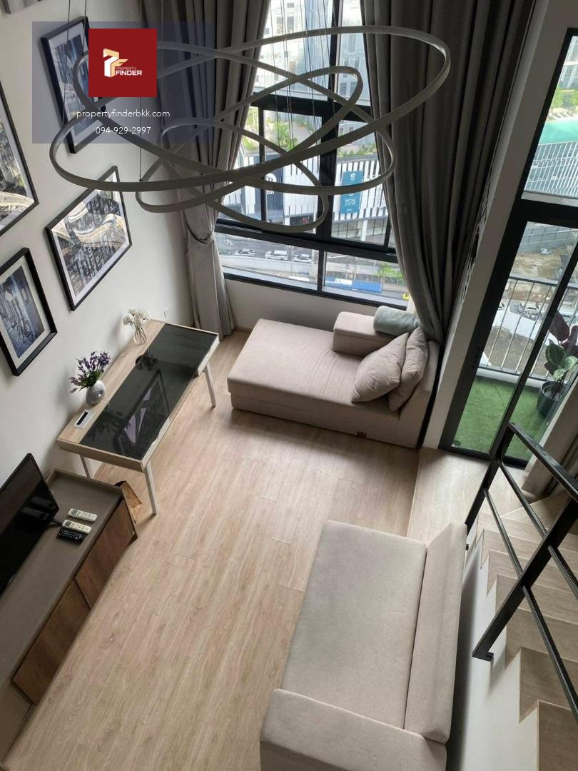 PFD-07970 ให้เช่า Ideo New Rama 9 ห้อง Duplex เพดานสูง 30 ตรม. ชั้น 22