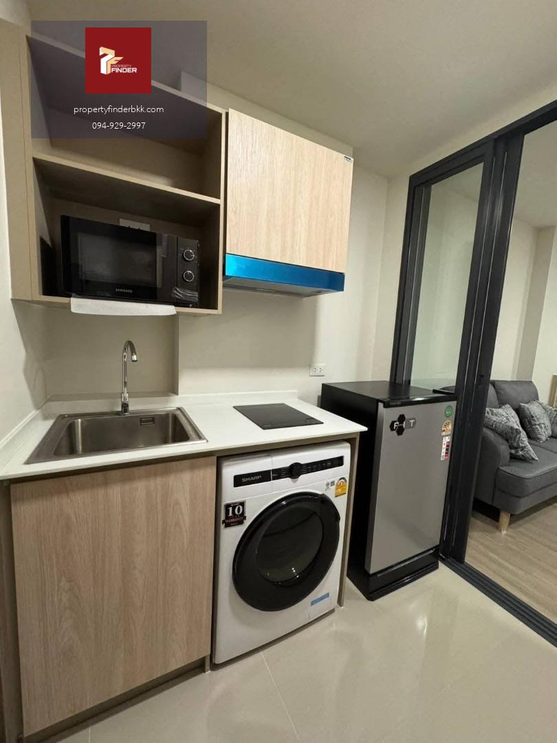 PFD-07875 ให้เช่า The Muve Bangna (เดอะมูฟ บางนา) วิวสระว่ายน้ำสวย! | 1 Bed 26 ตร.ม. ครัวปิดแยกส่วน แต่งครบ ใกล้โรงเรียน ICS / Central Bangna เพียง 9,500 บ.