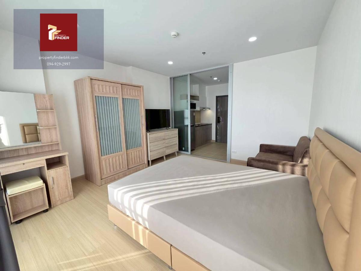 PFD-07774 ให้เช่า Supalai Veranda Sukhumvit 117 (ศุภาลัย เวอเรนด้า สุขุมวิท 117) คอนโดสไตล์รีสอร์ท ใกล้ BTS ปู่เจ้า ห้อง Studio กว้าง 29 ตรม. ราคาคุ้มค่า
