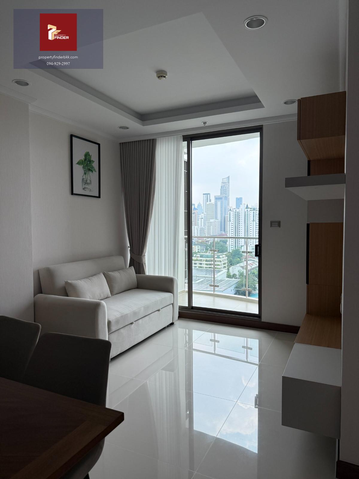 PFD-07946 ให้เช่า Supalai Oriental Sukhumvit 39 ใกล้ BTS พร้อมพงษ์ 1 นอน 46 ตรม. ชั้น 18 ตึก A