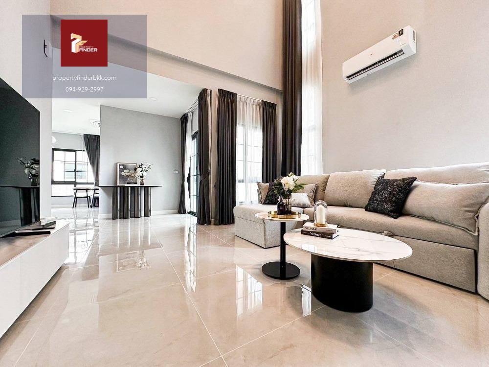 RL-019 ให้เช่าบ้านเดี่ยว เดอะซิตี้ บางนา 2  ( THE CITY Bangna 2 ) ขนาด 105.9 ตร.ว. บ้านใหญ่แต่งสวยเรียบหรู