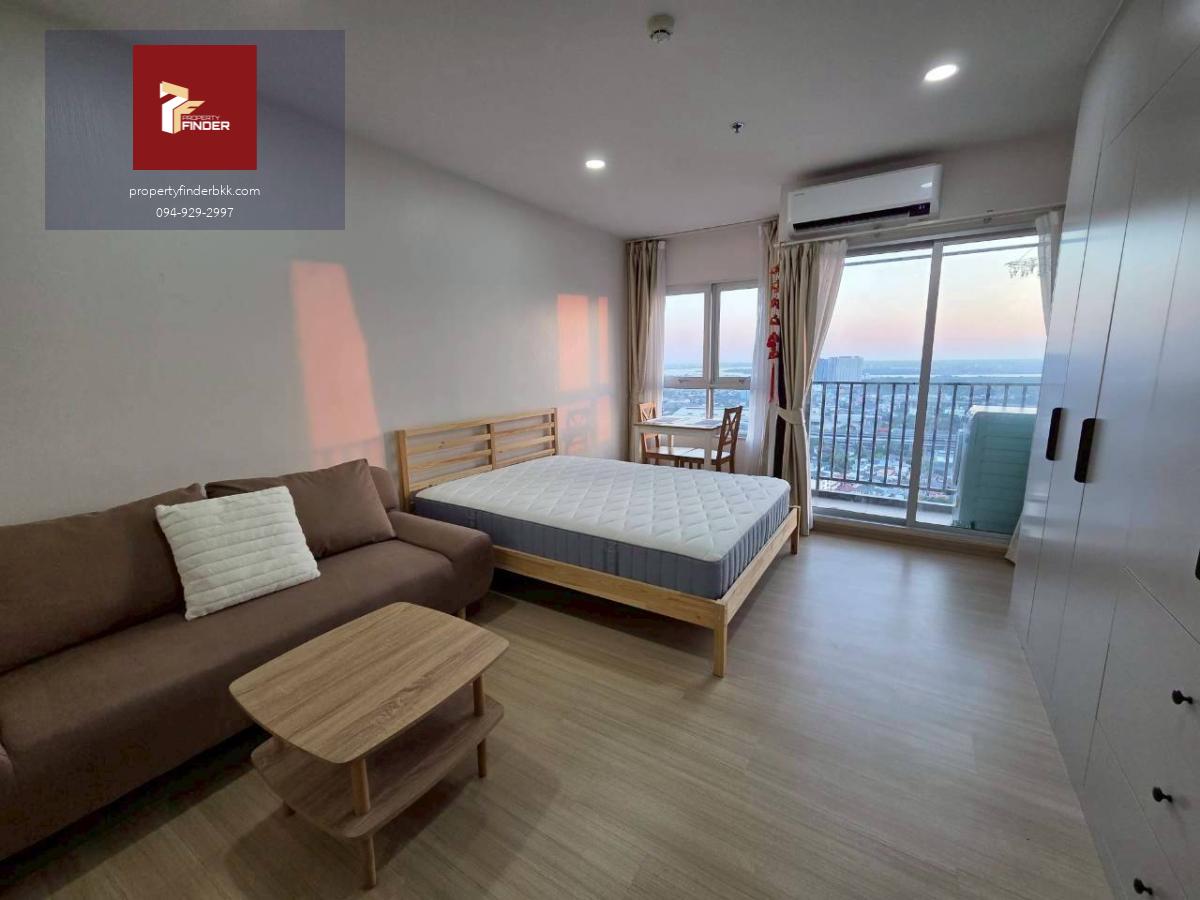  PFD-07797 ให้เช่า Supalai Veranda Sukhumvit 117 (ศุภาลัย เวอเรนด้า สุขุมวิท 117) คอนโดสไตล์รีสอร์ท ใกล้ BTS ปู่เจ้า ห้อง Studio กว้าง 29 ตรม. ราคาคุ้มค่า