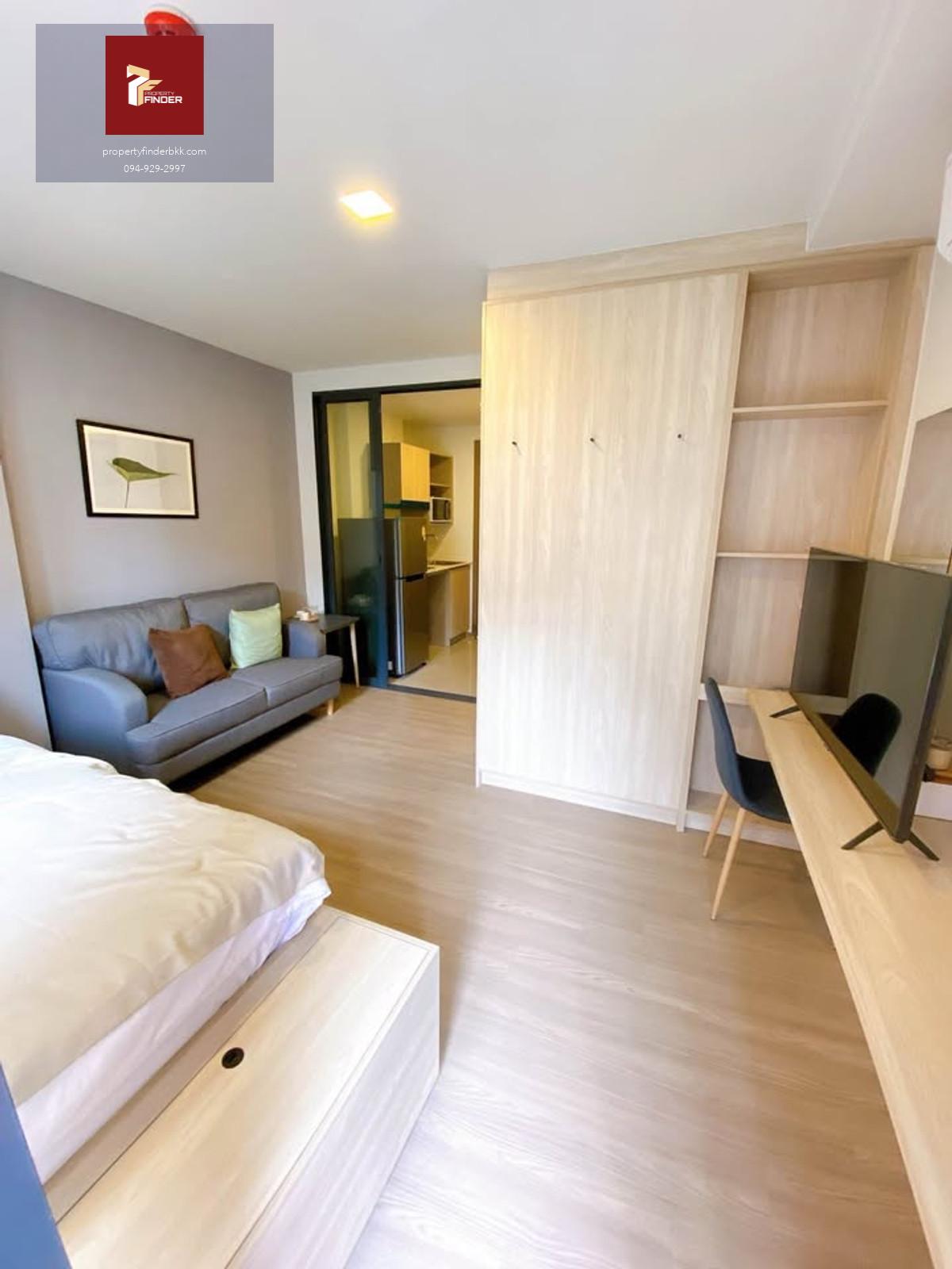 PFD-07837 ให้เช่า The Muve Bangna (เดอะ มูฟ บางนา) ติด รร.นานาชาติ ICS | ตึก A ชั้น 4 วิวสระว่ายน้ำ ห้องใหม่ มีเครื่องซักผ้า เพียง 10,000 บ.