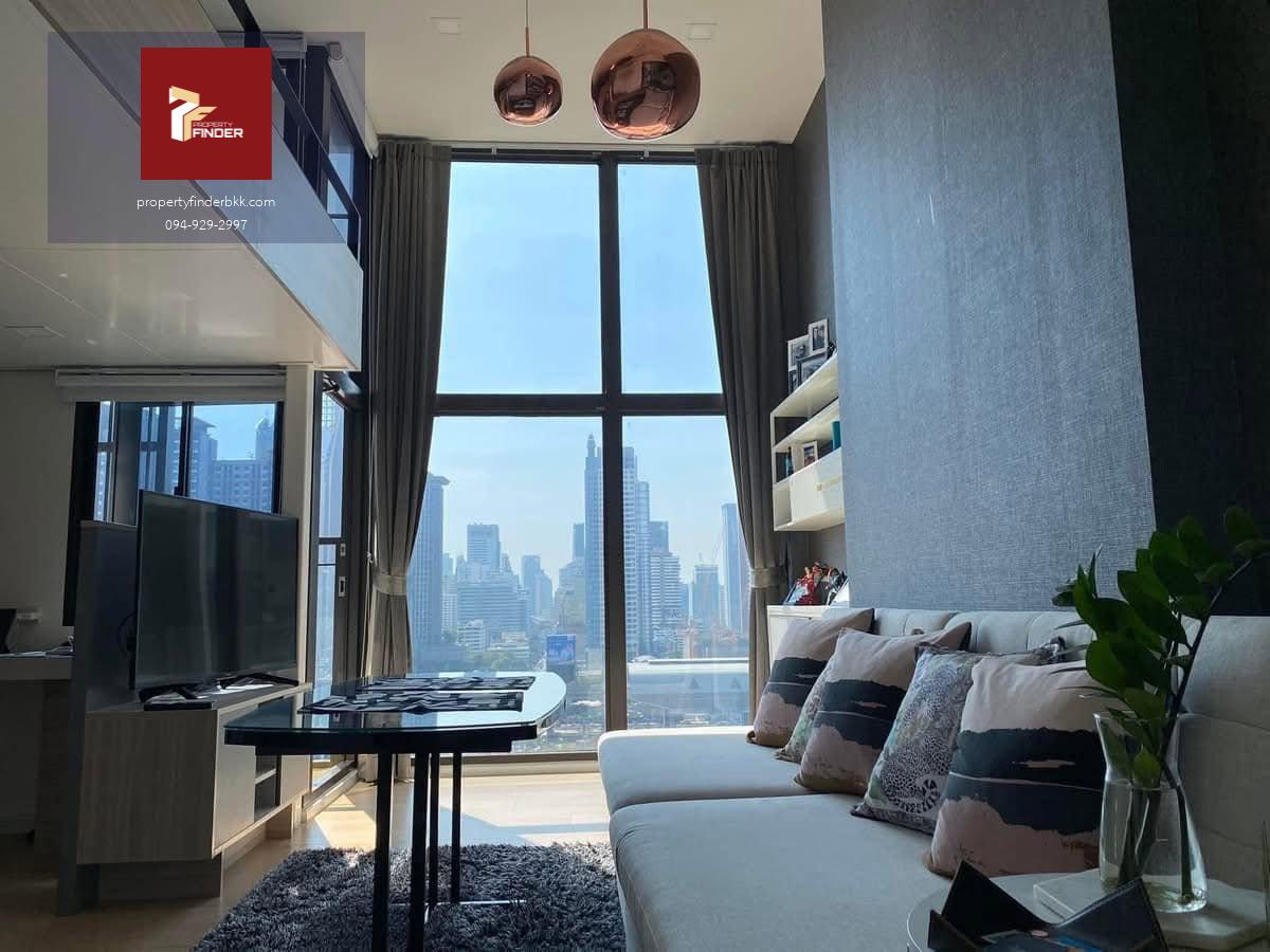 PFD-08908 ให้เช่าคอนโด ชีวาทัย เรสซิเดนซ์ อโศก (Chewathai Residence Asoke)ห้อง Duplex แต่งครบพร้อมอยู่ ใกล้ MRT เพชรบุรี & MRT พระราม 9 🏙️✨