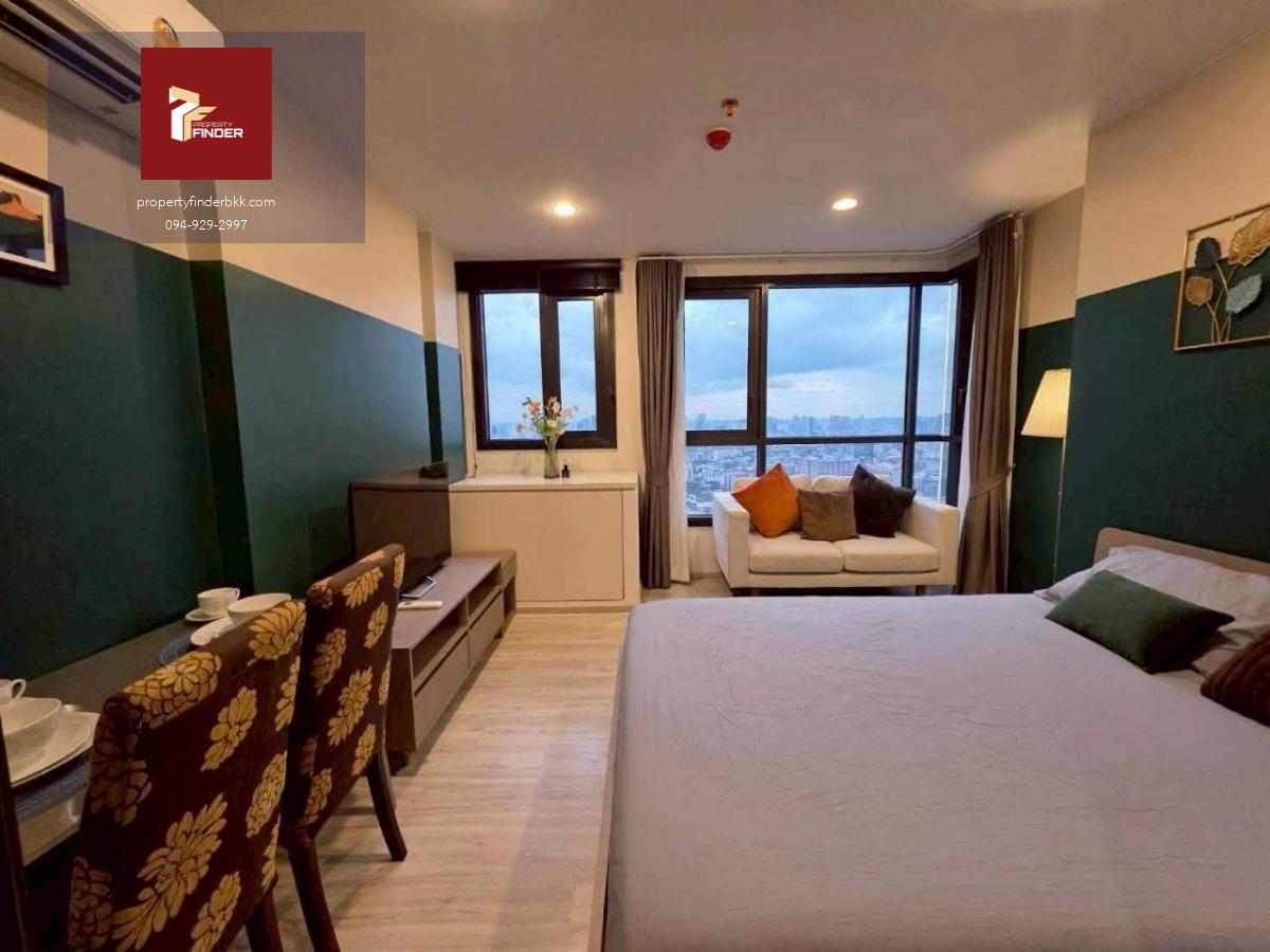 PFD-07805ให้เช่า XT Huai Khwang (XT ห้วยขวาง) ห้องมุม ชั้น 40 วิวสูง เป็นส่วนตัว ติด MRT ห้วยขวาง มีเครื่องซัก-อบ รับสัญญา 6 เดือน