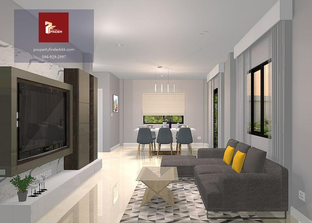 RL1-007 ให้เช่าบ้านเดี่ยว เซนโทร บางนา (Centro Bangna) ขนาด 50.8 ตร.ว. บ้านแต่งใหม่ 🟥@rdsluxury