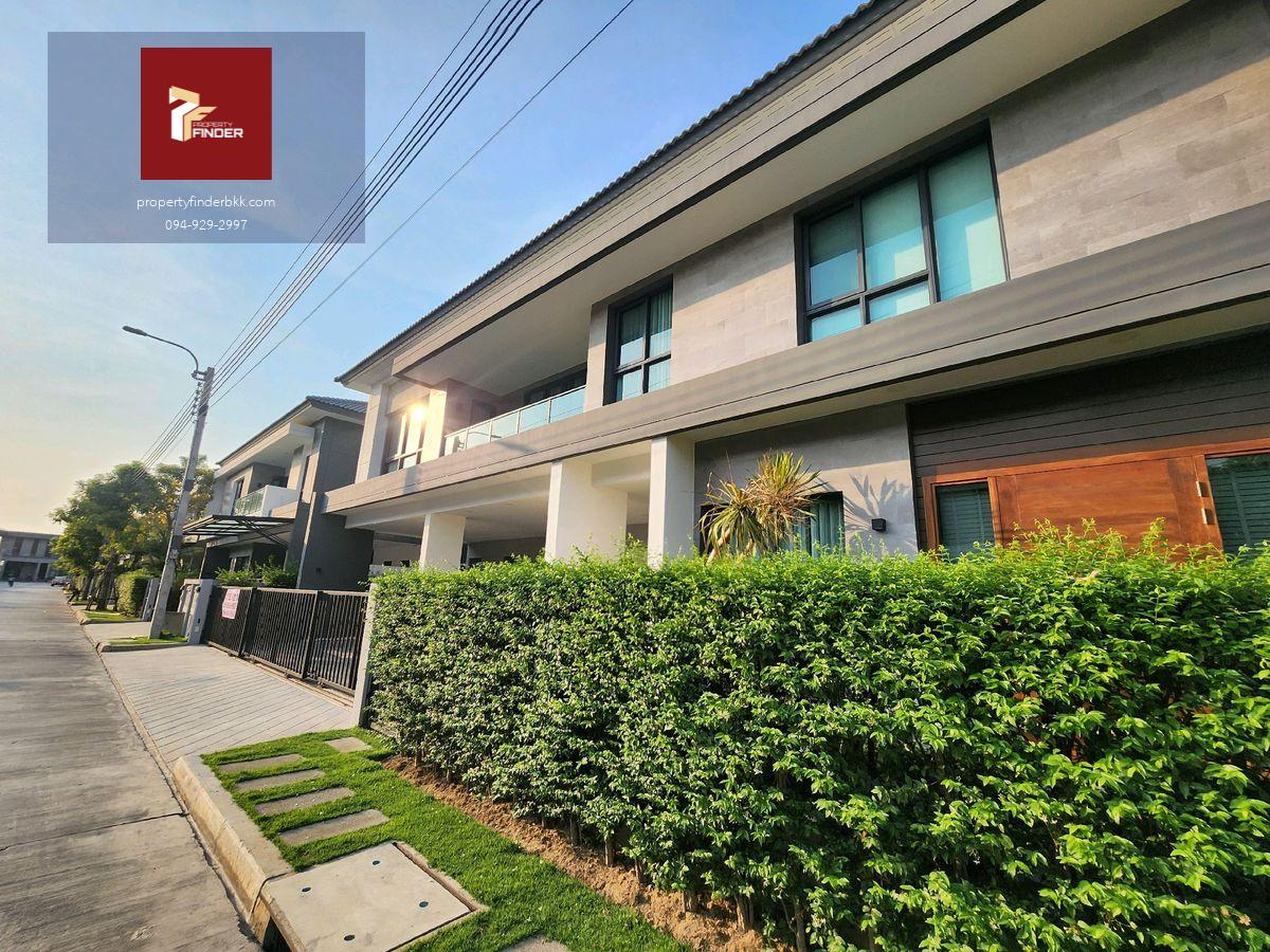 RL-095 ให้เช่าบ้านเดี่ยว เดอะ ซิตี้ บางนา ( The City Bangna ) ขนาด 86 ตร.ว.  บ้านหลังใหญ่  แปลงมุม ใกล้ ถนนเมน