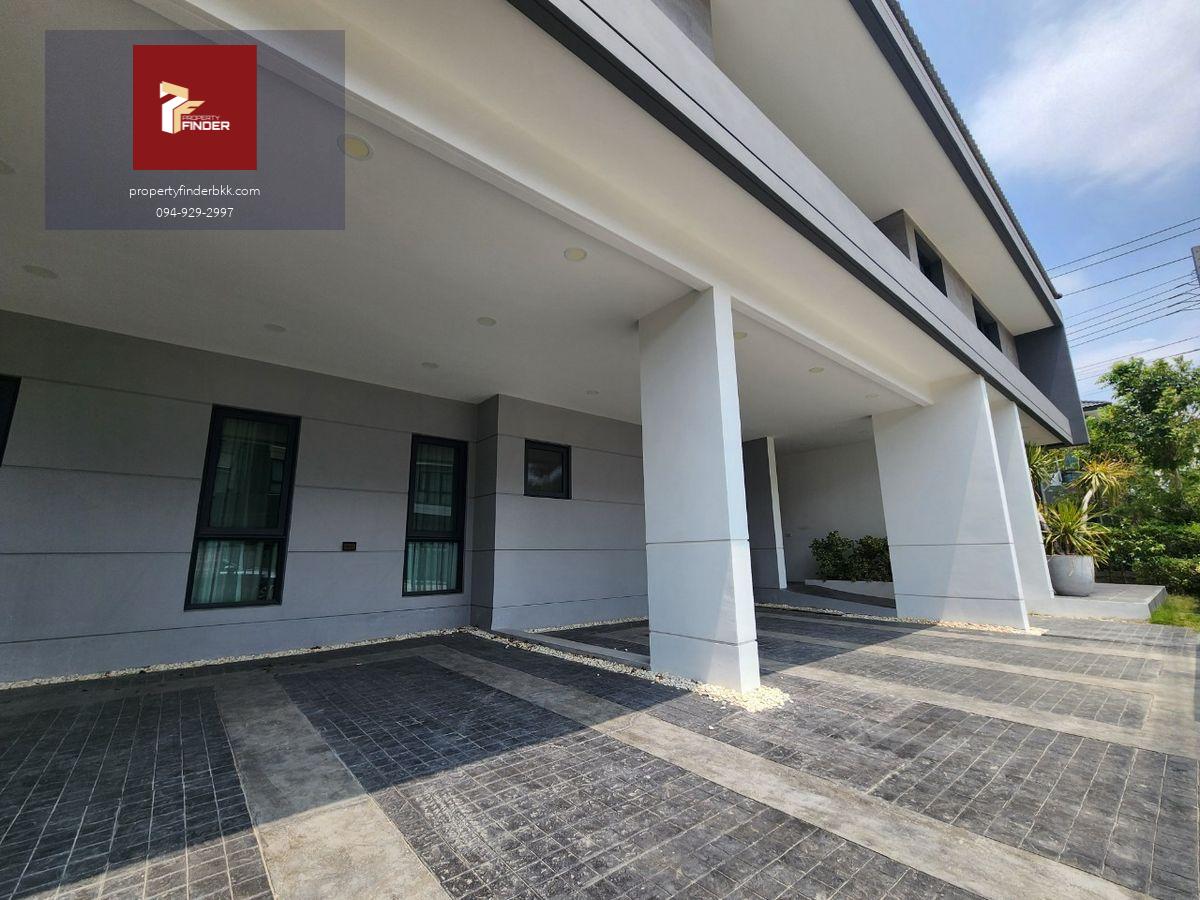 RL-095 ให้เช่าบ้านเดี่ยว เดอะ ซิตี้ บางนา ( The City Bangna ) ขนาด 86 ตร.ว.  บ้านหลังใหญ่  แปลงมุม ใกล้ ถนนเมน