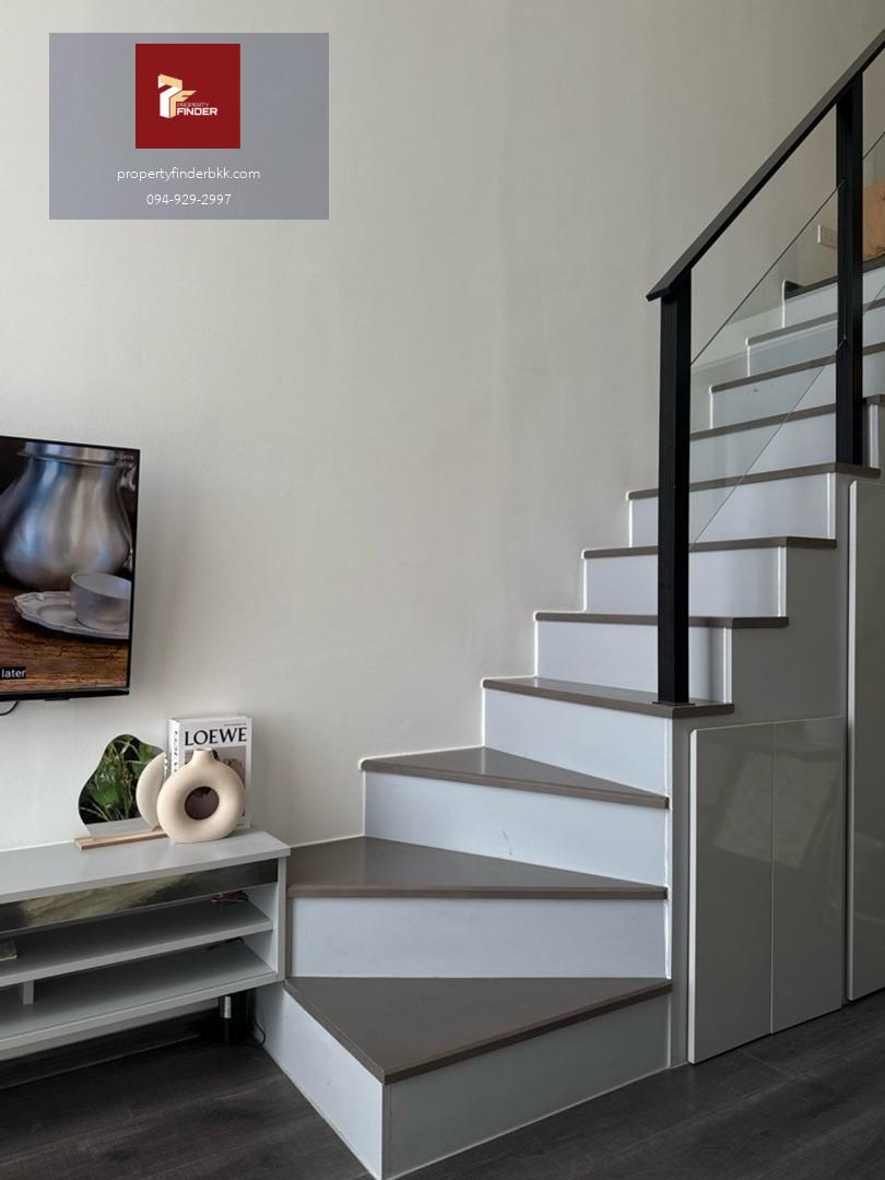 PFD-07813 ให้เช่า KnightsBridge Space Ratchayothin (ไนท์บริดจ์ สเปซ รัชโยธิน) ห้อง Duplex เพดานสูง ติด BTS พหลฯ 24 | ชั้น 17 มี Auto Parking