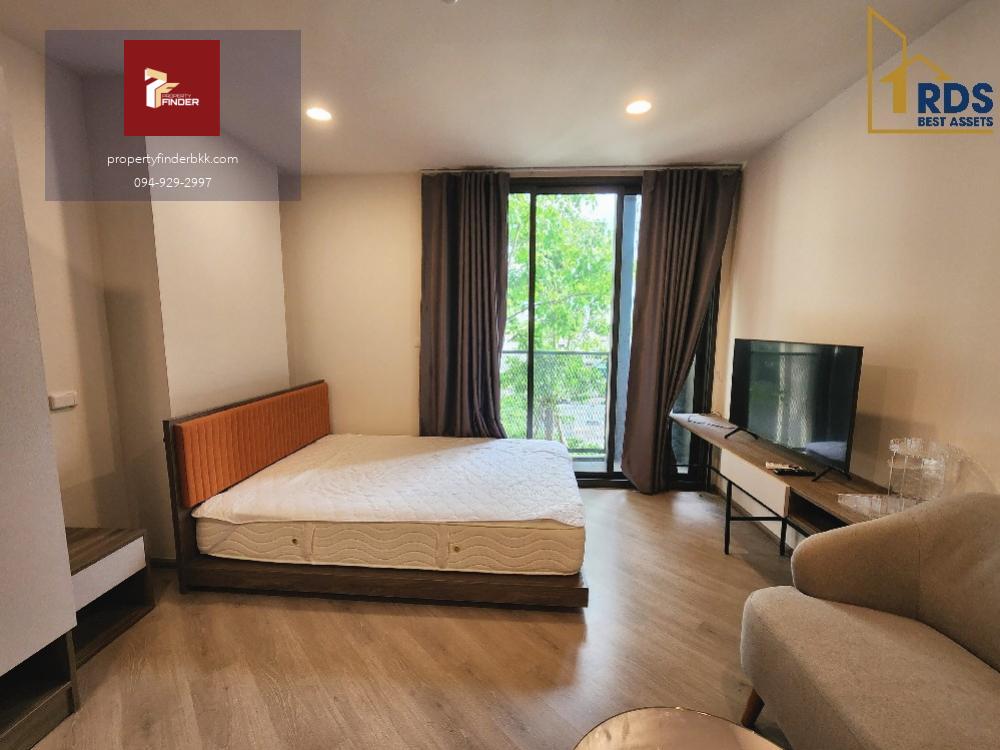 🟩 ให้เช่าคอนโดเดอะเบส สะพานใหม่ ห้องมุม วิวสวน