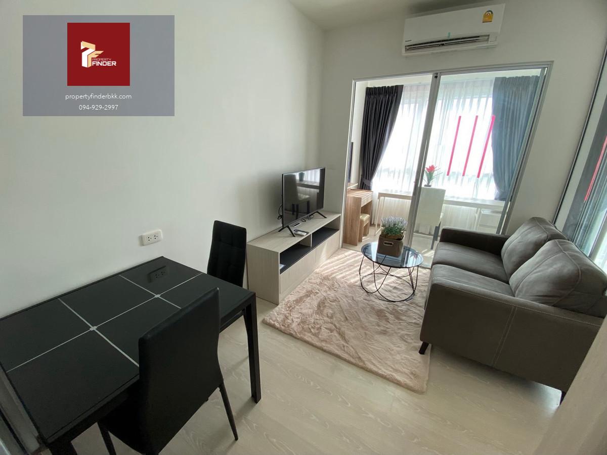 PFD-08034 ให้เช่า Niche Mono Sukhumvit-Puchao (นิช โมโน สุขุมวิท - ปู่เจ้า) 1 นอน 35.48 ตรม. กั้นห้องสัดส่วน เฟอร์ครบ