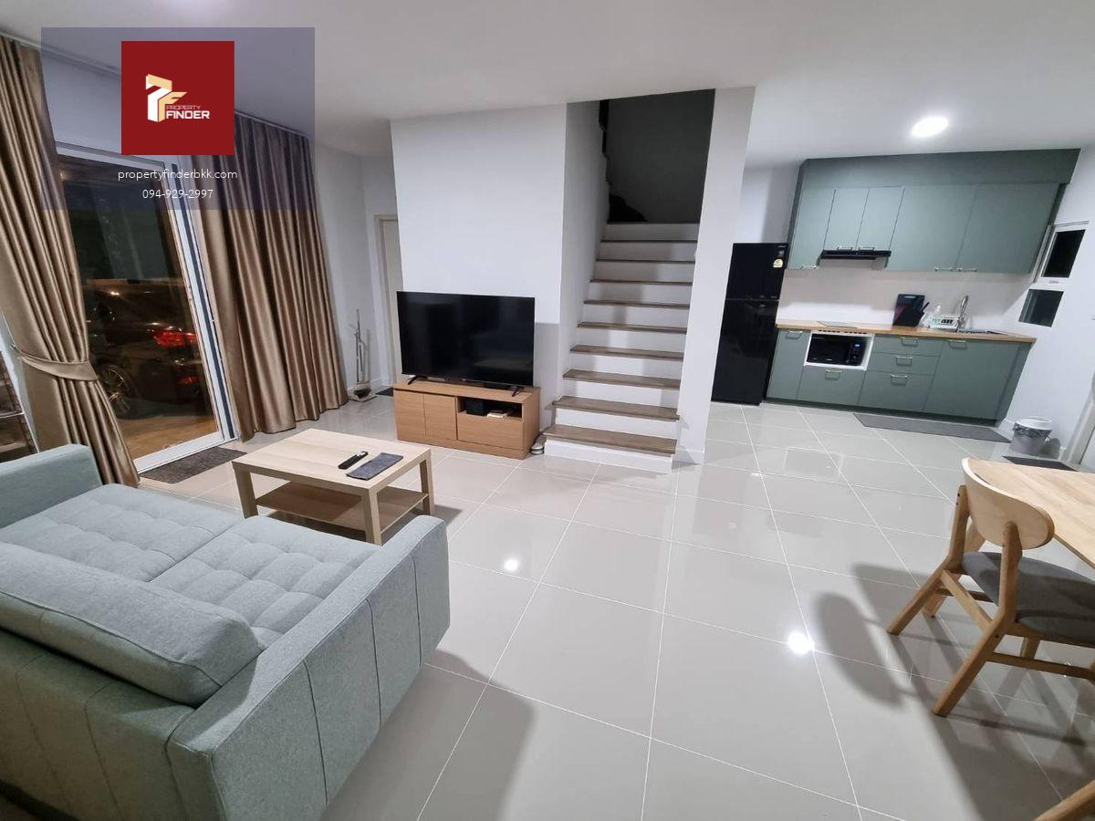 RL-100  ให้เช่าบ้านแฝด แกรนด์ พลีโน่ เมกา บางนา / Grande Pleno Mega Bangna  ขนาด 36.20 ตร.ว.   แต่งสวย เรียบง่าย สไตล์โมเดิร์น