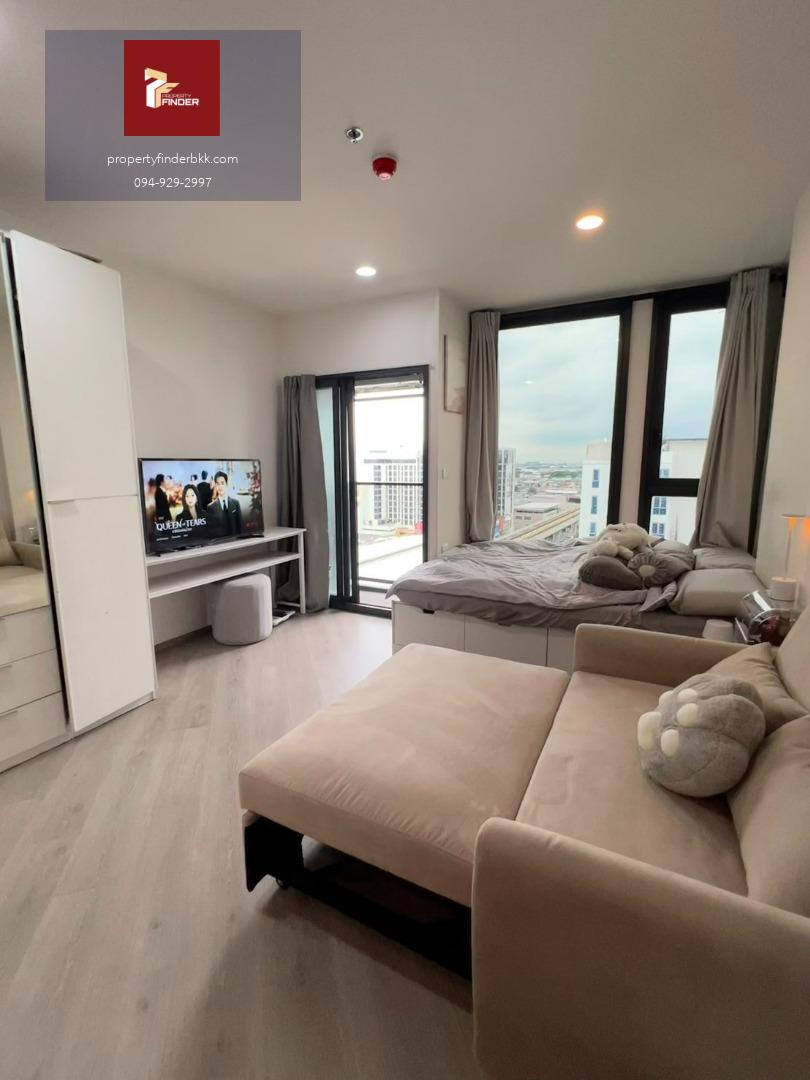 PFD-07747 ให้เช่า The Base Saphanmai (เดอะ เบส สะพานใหม่) ห้องมุม วิวสวยติดรถไฟฟ้า |  เครื่องซักผ้า | เฟอร์นิเจอร์ฟังก์ชันครบ!