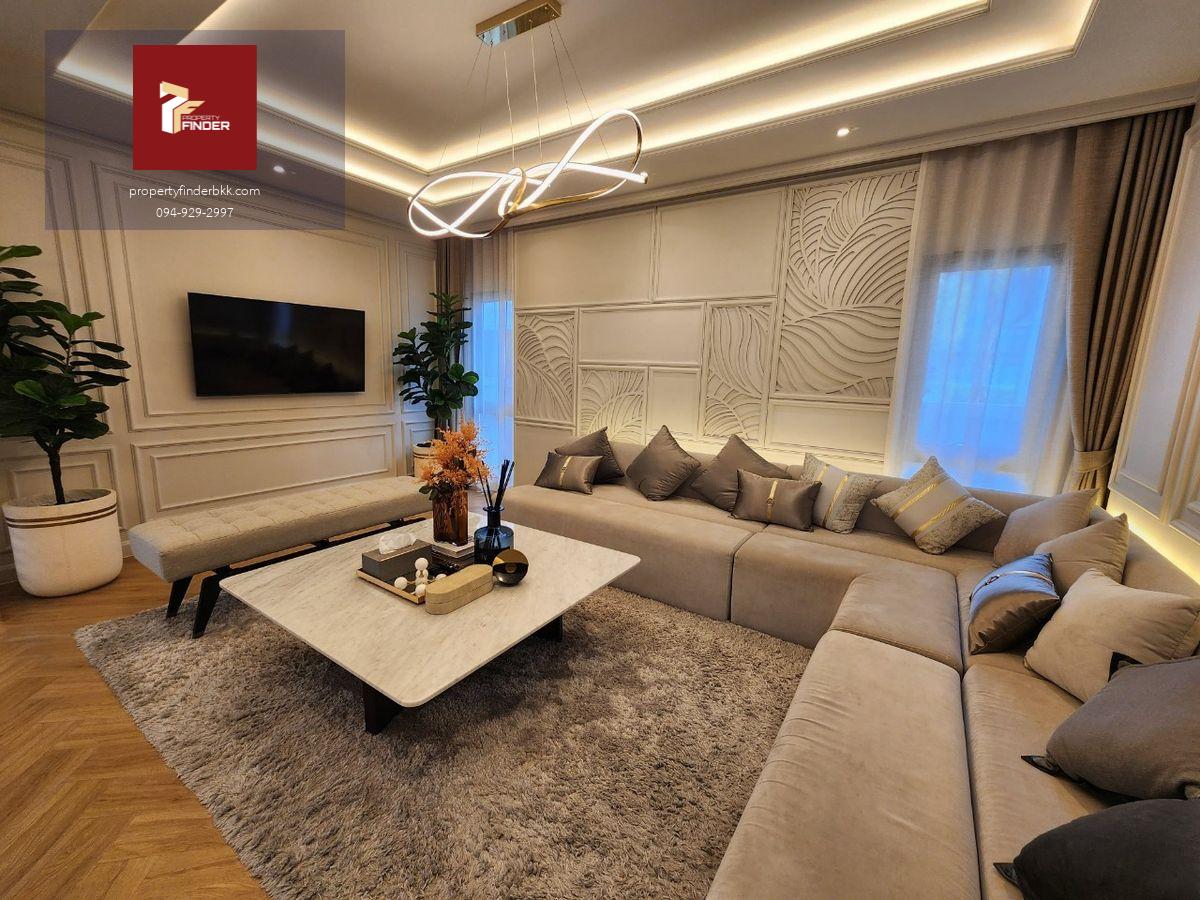 RL-099  ให้เช่าบ้านเดี่ยว เดอะ ซิตี้ บางนา ( The City Bangna ) ขนาด 86 ตร.ว. ตกแต่งสวย โมเดิร์น  ใกล้ถนนเมน  วิวสวน