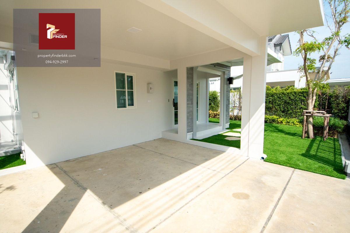 RL-113  ให้เช่า บ้านเดี่ยว วิลลาจจิโอ 3 ศรีนครินทร์-บางนา (Villaggio 3 Srinakarin-Bangna) ขนาด 56  ตร.ว. บ้านหน้าสวน  เป็นส่วนตัว  ใกล้ Mega & Ikea บางนา