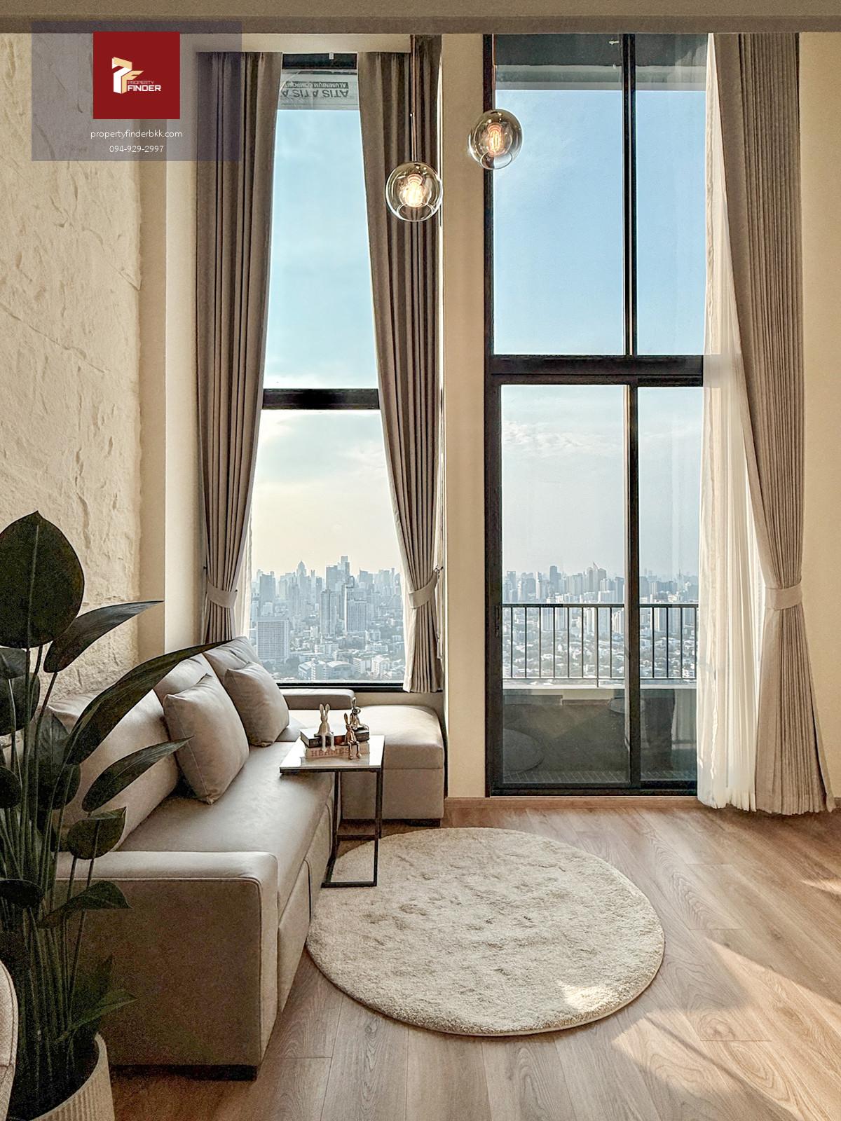 PFD-08016 ให้เช่า Noble Form Thonglor ห้อง Duplex 1 นอน 50 ตรม. ชั้น 39