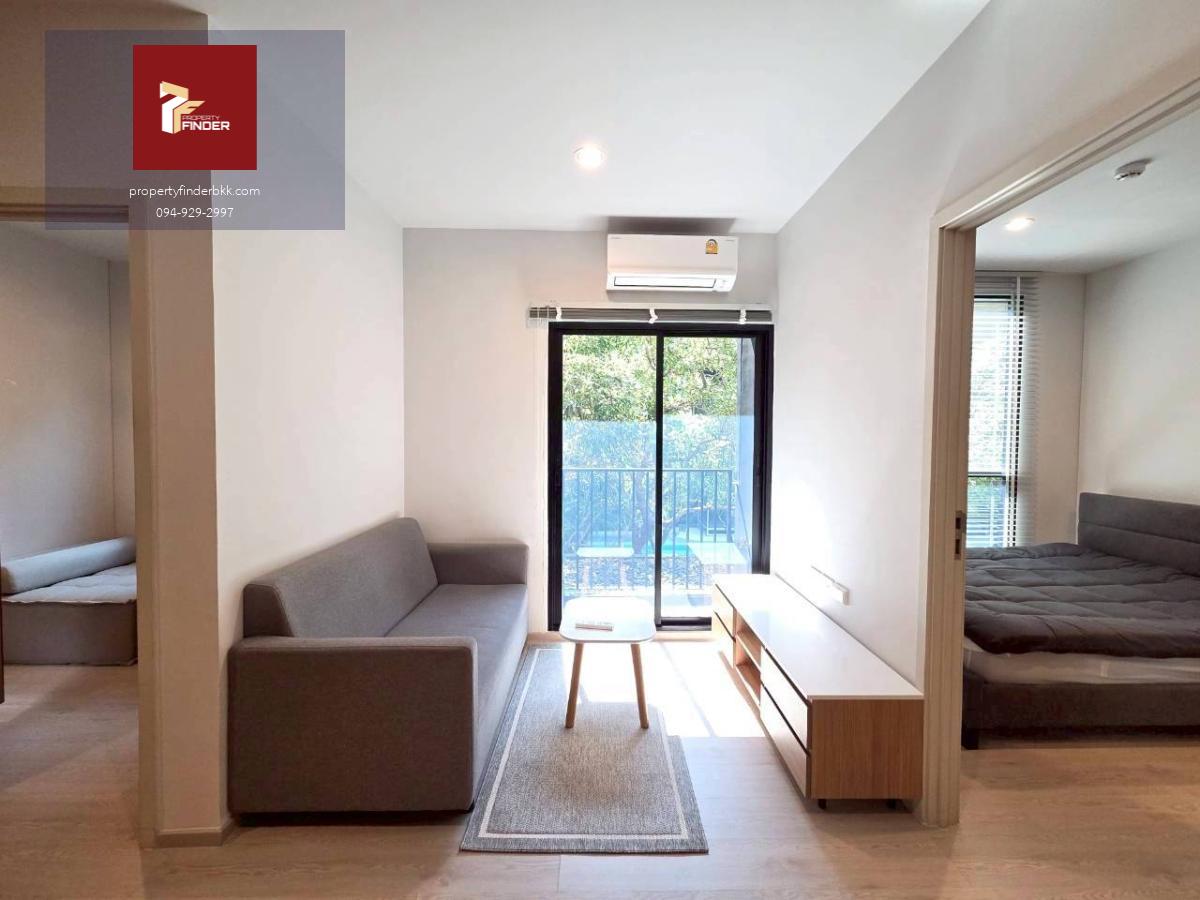 PFD-07825 ให้เช่า Nue Noble Centre Bang Na (นิว โนเบิล เซ็นเตอร์ บางนา) ติด Central Bangna | 2 ห้องนอน (34 ตร.ม.) ชั้น 2 แต่งครบ พร้อมอยู่ 20,000 บ.