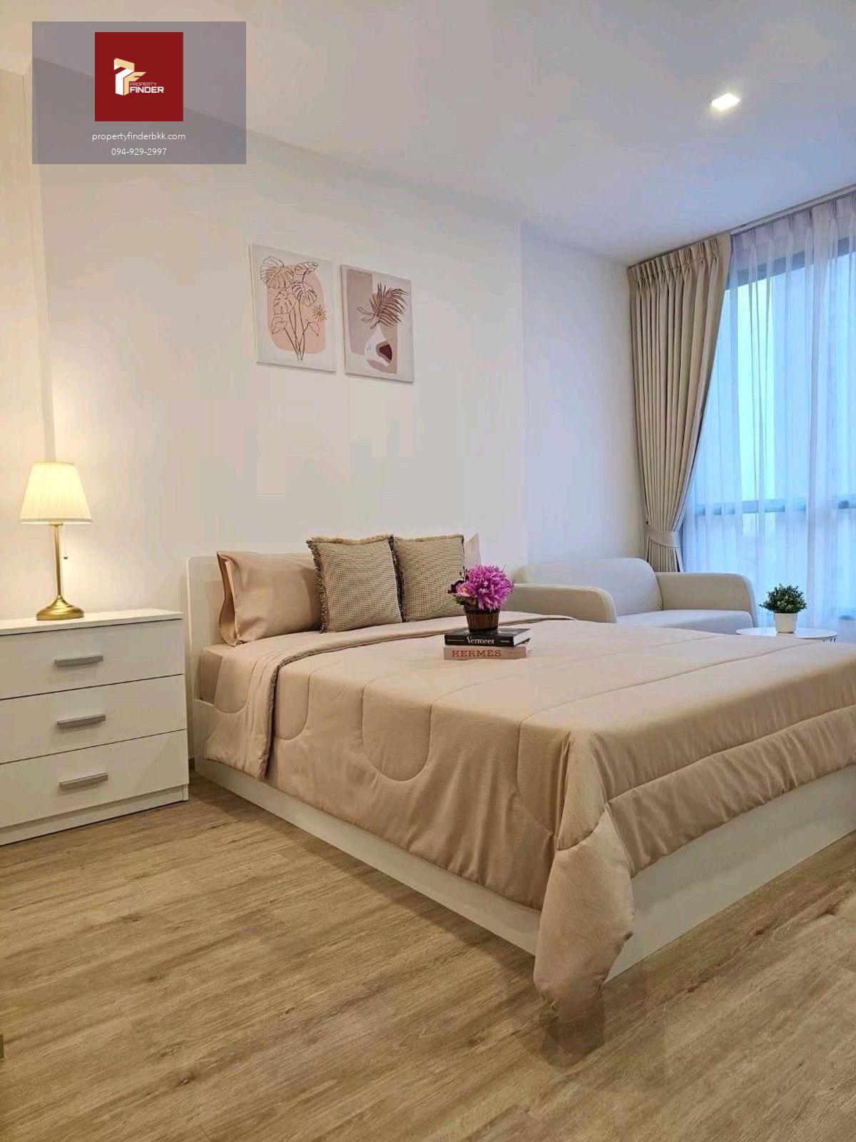 ให้เช่าคอนโด เดอะริช พระราม 9-ศรีนครินทร์  ( The Rich Rama 9-Srinakarin )  นัดชมห้อง ■ line : @propertyfinder