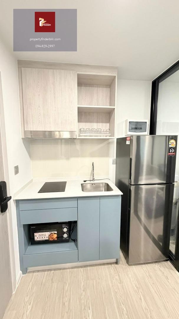 PFD-07834ให้เช่า KAVE SEED KASET (เคฟ ซีด เกษตร) ใกล้ ม.เกษตร | ตึก B ชั้น 4 วิวสวนร่มรื่น เฟอร์ฯ ครบ มีเครื่องซักผ้า + ลำโพง Bluetooth | 13,000 บ.