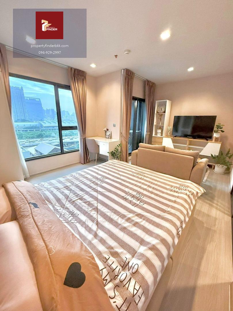 PFD-07818Life Asoke-Rama 9 ห้องสตูดิโอ (28 ตร.ม.) แต่งสวย Minimal ชั้น 14 ทิศใต้ ลมดี วิวไม่บล็อก | ใกล้ MRT พระราม 9 เริ่ม 18,000 บ.