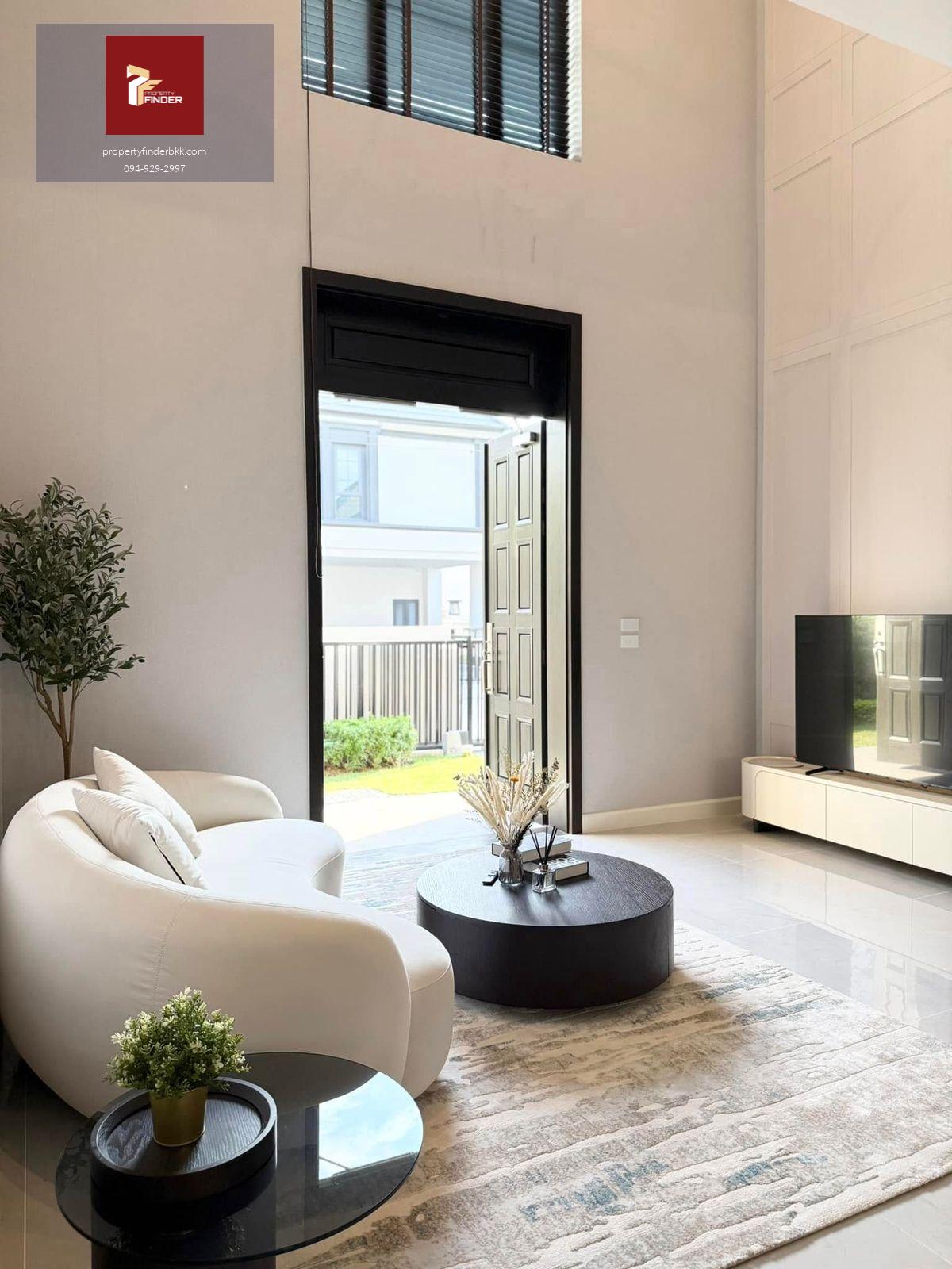 RL-085  ให้เช่า บ้านเดี่ยว เดอะ ซิตี้ บางนา 2  ( THE CITY Bangna 2 ) ขนาด 101 ตร.ว. ตกแต่งหรู โครงการใหม่  ใกล้ MEGA บางนา